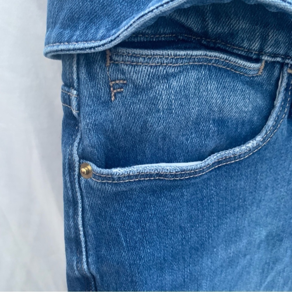 Frame Denim Le High Straight Jeans Fold Over Waist Size 27 - Picture 7 of 9